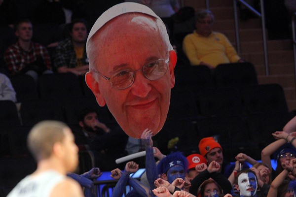 The Pope Messing With NHL Preseason Game