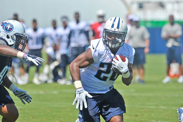 Bishop Sankey Getting Majority of First-Team Reps for the Titans