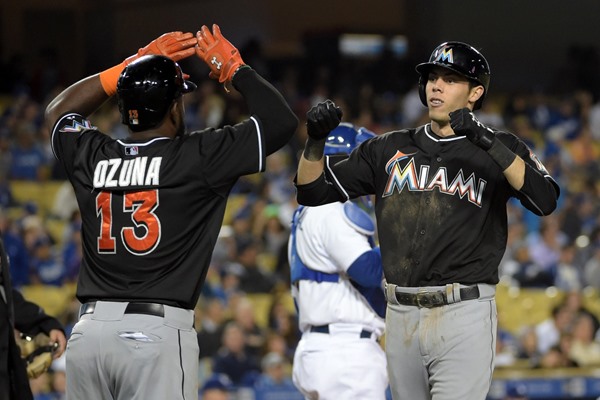 Christian Yelich Placed on Disabled List, Marcell Ozuna Called Up