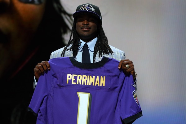 Baltimore Ravens WR Breshad Perriman Sidelined with Knee Injury