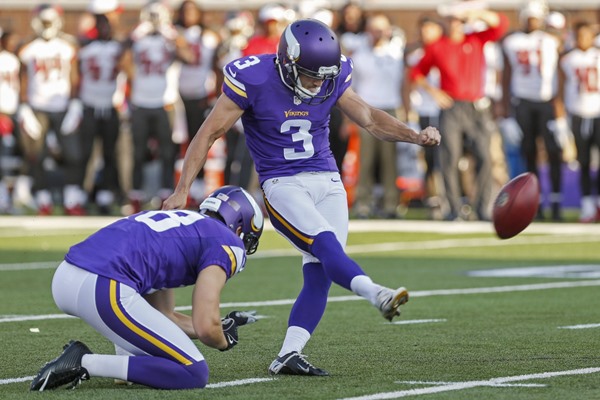Blair Walsh Misses All Three Field Goals, Preseason Struggles Continue