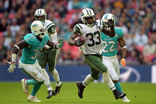 Chris Ivory Dominates, as Jets Hand Dolphins Loss in London