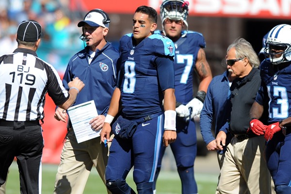 Marcus Mariota to Undergo MRI on Knee 