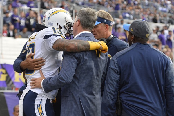 Keenan Allen Out Indefinitely with Kidney Injury