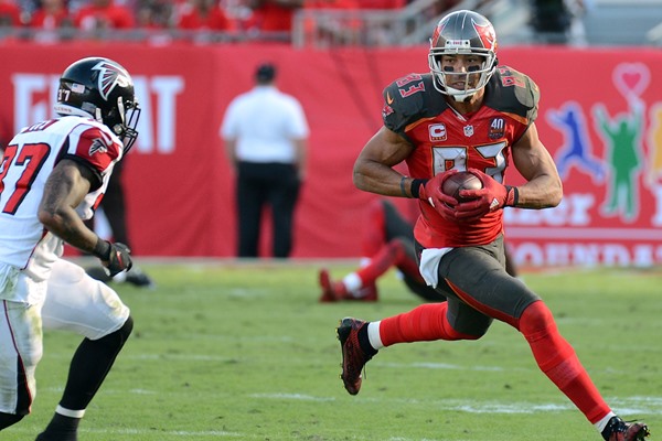 Buccaneers WR Vincent Jackson Out Thursday with Sprained MCL