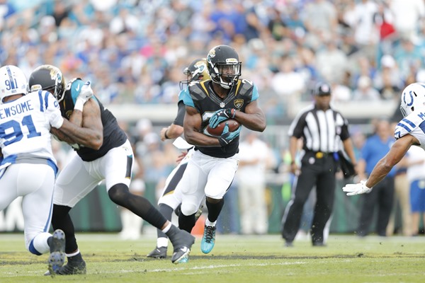 Jaguars RB T.J. Yeldon Doubtful to Play in Week 15