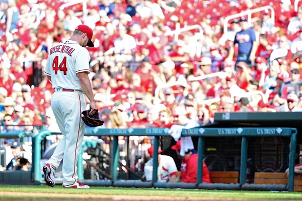 Cardinals RP Trevor Rosenthal Removed from Closer's Role