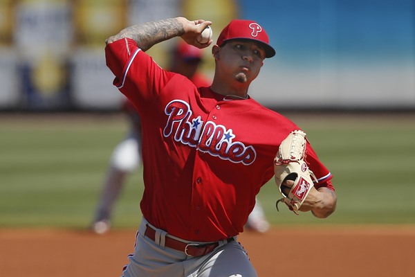 Phillies SP Vincent Velasquez Activated from 15-day Disabled List