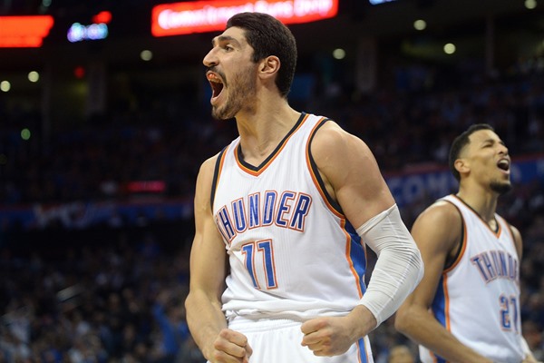 Thunder C Enes Kanter Out Indefinitely After Breaking Forearm 