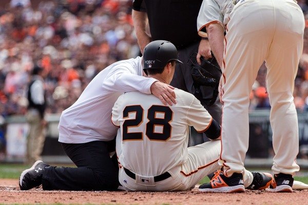 Injury Alert: Giants C Buster Posey Exits Game After Being Hit in the Head 