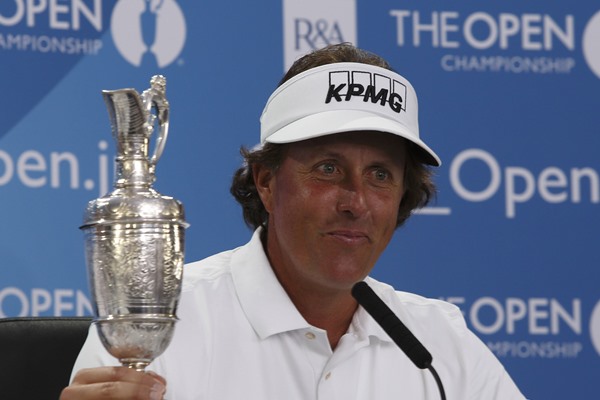 Phil Mickelson wins the 142nd Open Championship at Muirfield