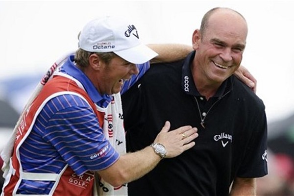 Thomas Bjorn defeats Craig Lee in a playoff to win the Omega European Masters